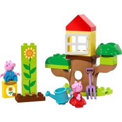 Peppas Garten mit Baumhaus