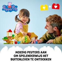 Peppas Garten mit Baumhaus