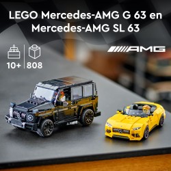 LEGO Speed Champions 76924 Mercedes-AMG G 63 e Mercedes-AMG SL 63