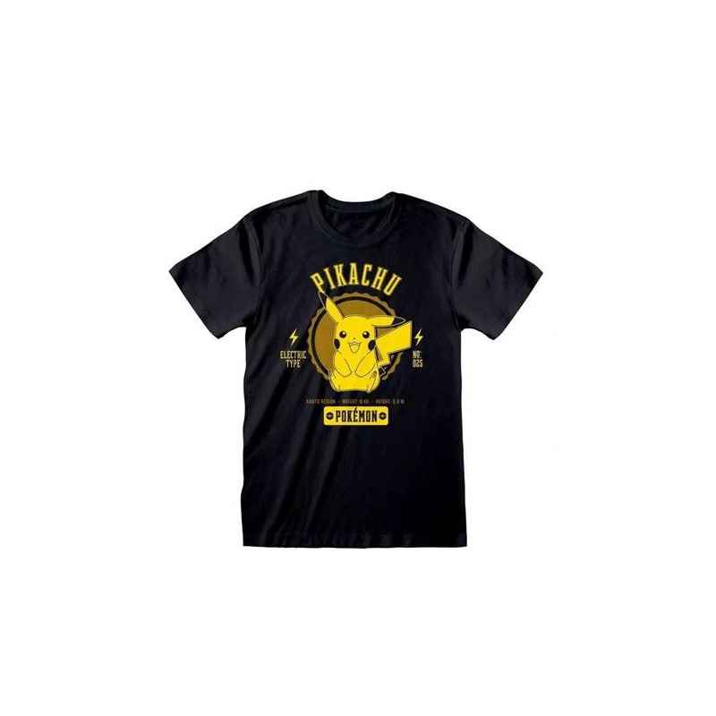 Heroes Inc. - Maglietta T-shirt Pokemon Collegiate Pikachu Taglia M Heroes Inc. - Maglietta T-shirt Pokemon Collegiate Pikachu Taglia M
