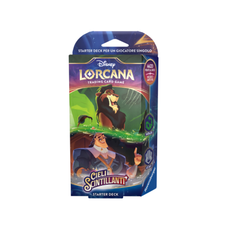 Ravensburger Tcg - Lorcana - Cilei Scintillanti - Starter Deck Smeraldo Acciaio - ITA