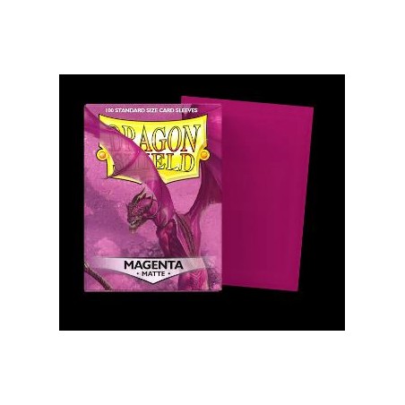DRAGON SHIELD - 100 BUSTINE STANDARD - MATTE MAGENTA