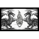 DRAGON SHIELD - TAPPETINO - 25TH ANNIVERSARY - ART