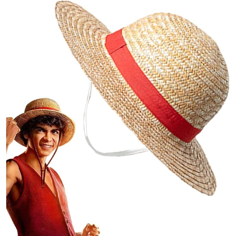 Cinereplicas - One Piece - Cappello di Paglia Luffy - Replica - Straw Hat Cinereplicas - One Piece - Cappello di Paglia Luffy - Replica - Straw Hat