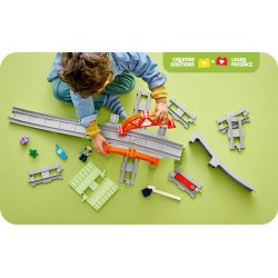 Eisenbahnbrücke und Schienen – Erweiterungsset