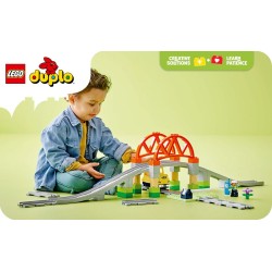 Eisenbahnbrücke und Schienen – Erweiterungsset