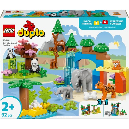 Familles d’animaux sauvages 3-en-1