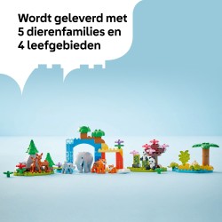Familles d’animaux sauvages 3-en-1