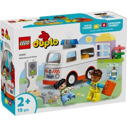LEGO DUPLO 10447 Ambulanza e autista