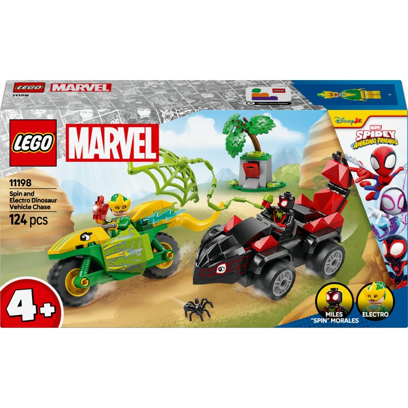 Spin y Electro: Duelo de Vehículos Dinosaurio Spin y Electro: Duelo de Vehículos Dinosaurio