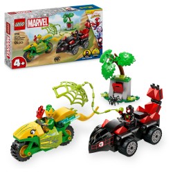 LEGO MARVEL 11198 Inseguimento sui dino-veicoli di Spin ed Electro