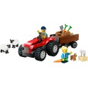 LEGO City 60461 Trattore agricolo rosso con rimorchio e pecore