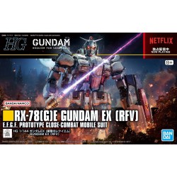 Bandai Model Kit - Gunpla - HG Gundam EX RX-78(GE) RFV - Netflix