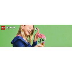 LEGO Creator 3in1 31170 Animali selvatici: fenicottero rosa