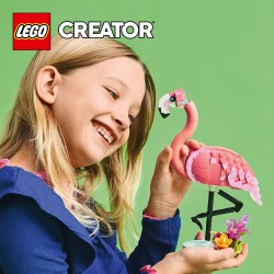 LEGO Creator 3in1 31170 Animali selvatici: fenicottero rosa