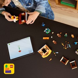LEGO Minecraft 21273 Attacco al villaggio del Ghast-pallone