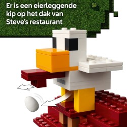 LEGO Minecraft 21273 Attacco al villaggio del Ghast-pallone
