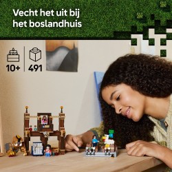 De arena bij het boslandhuis