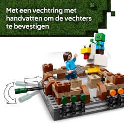 De arena bij het boslandhuis