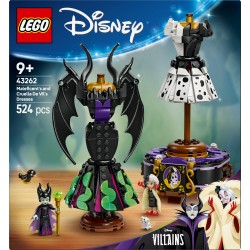 LEGO Disney 43262 Abiti di Malefica e Crudelia De Mon