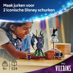 LEGO Disney 43262 Abiti di Malefica e Crudelia De Mon