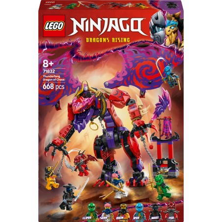 LEGO Ninjago 71832 Thunderfang, il Drago del Caos