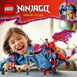 LEGO Ninjago 71832 Thunderfang, il Drago del Caos